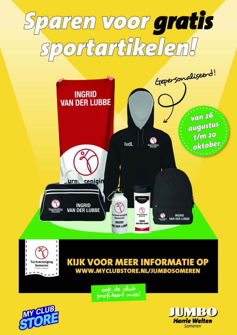 Spaaractie Jumbo Harrie Welten Turnvereniging Someren